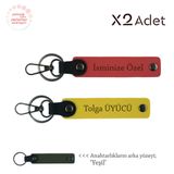 MiaWiki İsim & Soyisim Kişiselleştirilmiş 2'li Anahtarlık, Standart, MH-KAN-1786x2, Nar Çiçeği-Sarı-Yeşil, üniseks-yetişkin