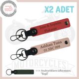 MiaWiki İsim Ve Plaka Yazılı 2'li Armağan Anahtarlık, Standart, MH-KAN-MT-12013x2, Nar Çiçeği-Yavruağzı-yeşil, üniseks-yetişkin