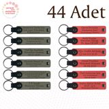 MiaWiki İsimler Yazılı Hatıra Anahtarlık 44'lü Set, 44'lü Set, MH-KAN9087X44, Kül Gri & Nar Çiçeği, üniseks-yetişkin