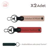 MiaWiki İsimli Soyisimli 2'li Anahtarlık Seti, Standart, MH-KAN-1810x2, Nar Çiçeği-Yavru Ağzı-Lacivert, üniseks-yetişkin