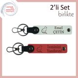 MiaWiki İsme Yazılabilir Anahtarlık Beyaz-Nar Çiçeği, Standart, MH-KAN-40408x2, beyaz-nar çiçeği, üniseks-yetişkin