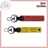 MiaWiki Karavan Sever Kişisel Anahtarlık Takımı, Tek Ebat, MH-KAN-35208x2, nar çiçeği-sarı, üniseks-yetişkin