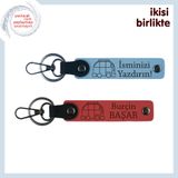 MiaWiki Karavan Temalı Anahtarlık Seti x2, Standart, MH-KAN-34996x2, gök mavi-nar çiçeği, üniseks-yetişkin