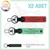 MiaWiki Kişisel Deri Anahtarlık Nar Çiçeği Yeşil, Standart, MH-KAN-MT-10018x2, Nar Çiçeği-Yeşil-yeşil, üniseks-yetişkin