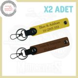 MiaWiki Kişisel İsim ve Plaka Motosiklet Anahtarlık, Standart, MH-KAN-MT-4021x2, Açık Kahve-Sarı, üniseks-yetişkin