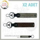 MiaWiki Kişiselleşmiş Motosiklet Anahtarlık İkili Set, Standart, MH-KAN-MT-5711x2, Kül Gri-Koyu Kahve-gri, üniseks-yetişkin