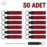 MiaWiki Kişiselleştirilebilir Anahtarlık Kırmızı Siyah, Standart, MH-KAN8561X50, Kırmızı & Siyah, üniseks-yetişkin