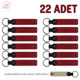 MiaWiki Kişiselleştirilebilir Hatıra Anahtarlık, Standart, MH-KAN8562X22, Kırmızı & Sütlü Kahve, üniseks-yetişkin