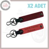 MiaWiki Kişiselleştirilebilir Motor Anahtarlığı, Standart, MH-KAN-MT-4115x2, Nar Çiçeği-Bordo, üniseks-yetişkin