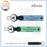 MiaWiki Kişiselleştirilmiş Anahtarlık Motosiklet, Standart, MH-KAN-MT-11313x2, Yeşil-Gök Mavi-siyah, üniseks-yetişkin