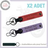 MiaWiki Kişiselleştirilmiş Motorcu Anahtarlık x2, Standart, MH-KAN-MT-11968x2, Nar Çiçeği-Mor Menekşe-lacivert, üniseks-yetişkin