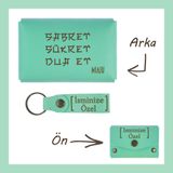 MiaWiki Kişiye Özel Deri Cüzdan ve Anahtarlık Seti Açık Yeşil, Medium, MH-KCA5723, üniseks-yetişkin
