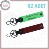 MiaWiki Kişiye Özel İsim ve Plaka Yazılı Motorcu Anahtarlığı, Standart, MH-KAN-MT-4032x2, Fıstık Yeşil-Bordo, üniseks-yetişkin