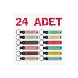 MiaWiki Kişiye Özel İsim Yazılı Deri Anahtarlık, Standart, MH-KAN8663X24, üniseks-yetişkin