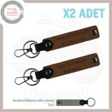 MiaWiki Kişiye Özel Motorcu Anahtarlığı İsim Plaka, Standart, MH-KAN-MT-11425x2, Açık Kahve-gri, üniseks-yetişkin