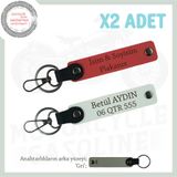 MiaWiki Kişiye Özel Motorcu Anahtarlığı, Standart, MH-KAN-MT-11925x2, Nar Çiçeği-Beyaz-gri, üniseks-yetişkin