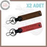 MiaWiki Kişiye Özel Plakalı Motorcu Anahtarlığı, Standart, MH-KAN-MT-4112x2, Nar Çiçeği-Açık Kahve, üniseks-yetişkin