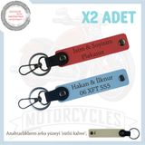 MiaWiki Kuryeler İçin Özgün Hediye Seti Anahtarlık, Standart, MH-KAN-MT-11944x2, Nar Çiçeği-Gök Mavi-sütlü kahve, üniseks-yetişkin