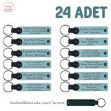 MiaWiki Miniklere İsim Yazılı Karne Hediyesi Anahtarlık, Standart, MH-KAN8539X24, Gök Mavi & Lacivert, üniseks-çocuk