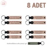 MiaWiki Miniklere Özel İsim Yazılı Karne Hediyesi Anahtarlık, Standart, MH-KAN8520X8, Yavruağzı & Gri, üniseks-çocuk