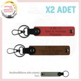 MiaWiki Motor Anahtarlık İsim Plaka Kan Grubu, Standart, MH-KAN-MT-5920x2, Nar Çiçeği-Açık Kahve-gri, üniseks-yetişkin