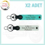 MiaWiki Motor Severler İçin İsim Plaka A (-) Kan Grubu, Standart, MH-KAN-MT-4829x2, Beyaz-Turkuaz, üniseks-yetişkin