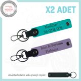 MiaWiki Motor Severlere Hediye Plaka ve İsim Yazılı, Standart, MH-KAN-MT-11868x2, Mor Menekşe-Koyu Turkuaz-siyah, üniseks-yetişkin