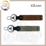 MiaWiki Motor Severlere İsim Plaka Kan Grubu Anahtarlık, Standart, MH-KAN-MT-4459x2, Kül Gri-Açık Kahve, üniseks-yetişkin