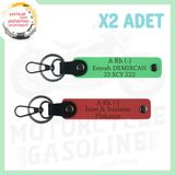 MiaWiki Motor Severlere İsim Plaka Kan Grubu Anahtarlık, Standart, MH-KAN-MT-4915x2, Nar Çiçeği-Fıstık Yeşil, üniseks-yetişkin