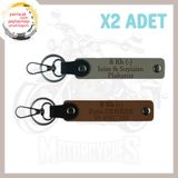MiaWiki Motor Severlere İsim Plaka Kan Grubu Anahtarlık, Standart, MH-KAN-MT-5059x2, Kül Gri-Açık Kahve, üniseks-yetişkin