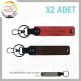 MiaWiki Motor Severlere Özel İsim Plaka Kan Grubu Anahtarlık, Standart, MH-KAN-MT-10946x2, Nar Çiçeği-Koyu Kahve-gri, üniseks-yetişkin