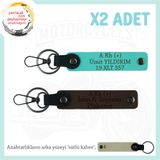 MiaWiki Motor Severlere Özel İsim Plaka Kan Grubu Anahtarlık, Standart, MH-KAN-MT-5622x2, Koyu Kahve-Turkuaz-sütlü kahve, üniseks-yetişkin