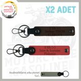 MiaWiki Motor Severlere Özel İsim Plaka Kan Grubu Anahtarlık, Standart, MH-KAN-MT-9946x2, Nar Çiçeği-Koyu Kahve-gri, üniseks-yetişkin