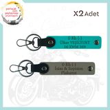 MiaWiki Motor Tutkunlarına İsim Plaka Kan Grubu Anahtarlık, Standart, MH-KAN-MT-4465x2, Kül Gri-Koyu Turkuaz, üniseks-yetişkin