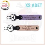 MiaWiki Motor Tutkunlarına Özel İsim Plaka Anahtarlık, Standart, MH-KAN-MT-4371x2, Yavruağzı-Mor Menekşe, üniseks-yetişkin