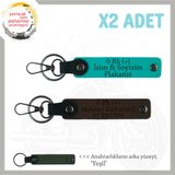 MiaWiki Motor Tutkunlarına Özel İsim Plaka Anahtarlık, Standart, MH-KAN-MT-9650x2, Koyu Turkuaz-Koyu Kahve-yeşil, üniseks-yetişkin