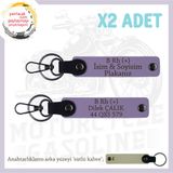 MiaWiki Motor Tutkunlarına Özel İsim Plaka Kan Grubu, Standart, MH-KAN-MT-7898x2, Mor Menekşe-sütlü kahve, üniseks-yetişkin