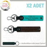 MiaWiki Motor Tutkunlarına Özel İsim Plaka Kan Grubu Yazılı Anahtarlık, Standart, MH-KAN-MT-9647x2, Koyu Turkuaz-Koyu Kahve-lacivert, üniseks-yetişkin
