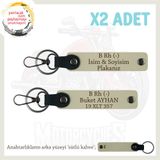 MiaWiki Motorcu Babaya Hediye İsim Plaka Kan Grubu Anahtarlık, Standart, MH-KAN-MT-9168x2, Sütlü Kahve-sütlü kahve, üniseks-yetişkin