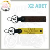 MiaWiki Motorcu Dostlara Özel İsim Plaka Kan Grubu Anahtarlık, Standart, MH-KAN-MT-4750x2, Sarı-Koyu Kahve, üniseks-yetişkin