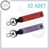 MiaWiki Motorcu Plaka ve İsim Yazılı Motor Anahtarlık, Standart, MH-KAN-MT-4122x2, Nar Çiçeği-Mor Menekşe, üniseks-yetişkin