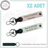 MiaWiki Motorcu Sevgiliye Özel İsim Plaka Yazılı Anahtarlık, Standart, MH-KAN-MT-12046x2, Pudra-Beyaz-lacivert, üniseks-yetişkin
