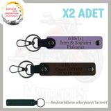 MiaWiki Motorcular İçin İsim Plaka Kan Grubu Anahtarlık, Standart, MH-KAN-MT-9841x2, Mor Menekşe-Beyaz-lacivert, üniseks-yetişkin