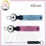 MiaWiki Motorcular İçin Kişiselleştirilmiş Anahtarlık, Standart, MH-KAN-MT-10559x2, Gök Mavi-Pembe-siyah, üniseks-yetişkin