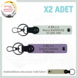 MiaWiki Motorcular İçin Kişiselleştirilmiş Anahtarlık, Standart, MH-KAN-MT-5843x2, Mor Menekşe-Beyaz-sütlü kahve, üniseks-yetişkin