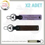 MiaWiki Motorcular İçin Kişiselleştirilmiş Anahtarlık, Standart, MH-KAN-MT-9843x2, Mor Menekşe-Beyaz-sütlü kahve, üniseks-yetişkin