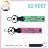 MiaWiki Motorcular İçin Kişiselleştirilmiş Anahtarlık, Tek Ebat, MH-KAN-MT-7329x2, Yeşil-Pembe-siyah, üniseks-yetişkin