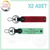 MiaWiki Motorculara Özel İsim Plaka Kan Grubu Anahtarlık, Standart, MH-KAN-MT-4886x2, Kırmızı-Yeşil, üniseks-yetişkin