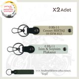 MiaWiki Motosiklet Acil Durum Anahtarlığı, Standart, MH-KAN-MT-10517x2, Beyaz-Sütlü Kahve-yeşil, üniseks-yetişkin