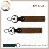 MiaWiki Motosiklet Anahtarlık İsim Plaka Kan Grubu, Standart, MH-KAN-MT-10446x2, Açık Kahve-lacivert, üniseks-yetişkin